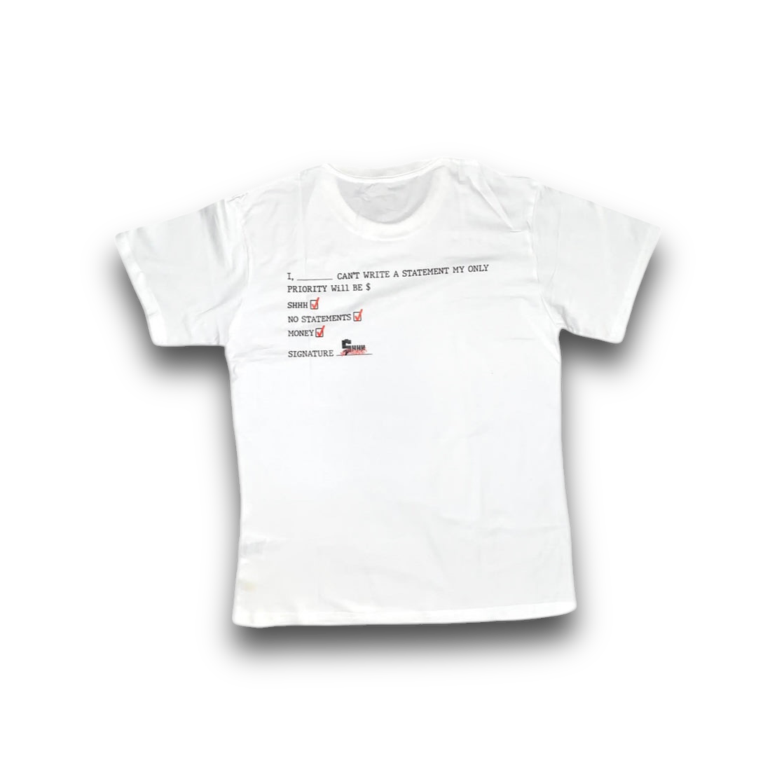 $HHH No Statements T-Shirt - White