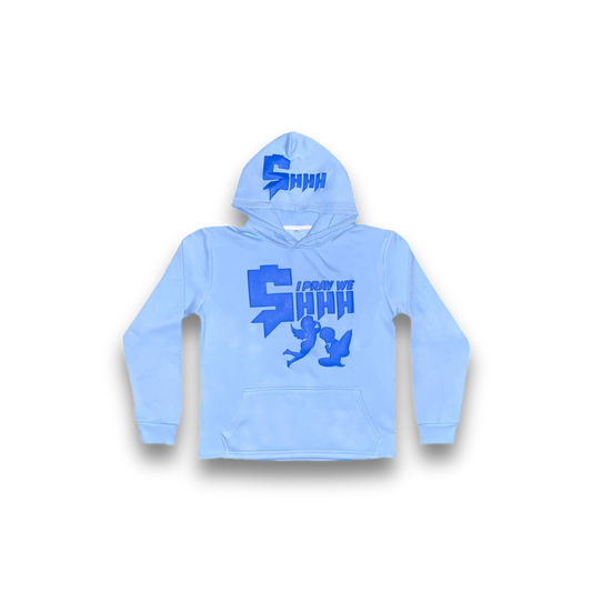 I Pray We $HHH Hoodie - Blue