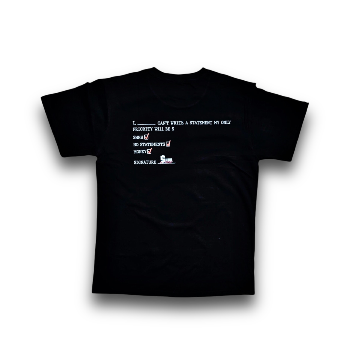 $HHH No Statements T-Shirt - Black